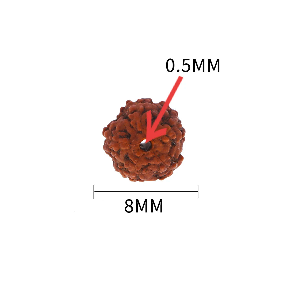 6/8/10mm Rudraksha Beads Meditation Mala Bead Jewelry Making Prayer Chakras 108Pcs Bodhi Tibetan Buddhism Bracelet Beads Buddhis