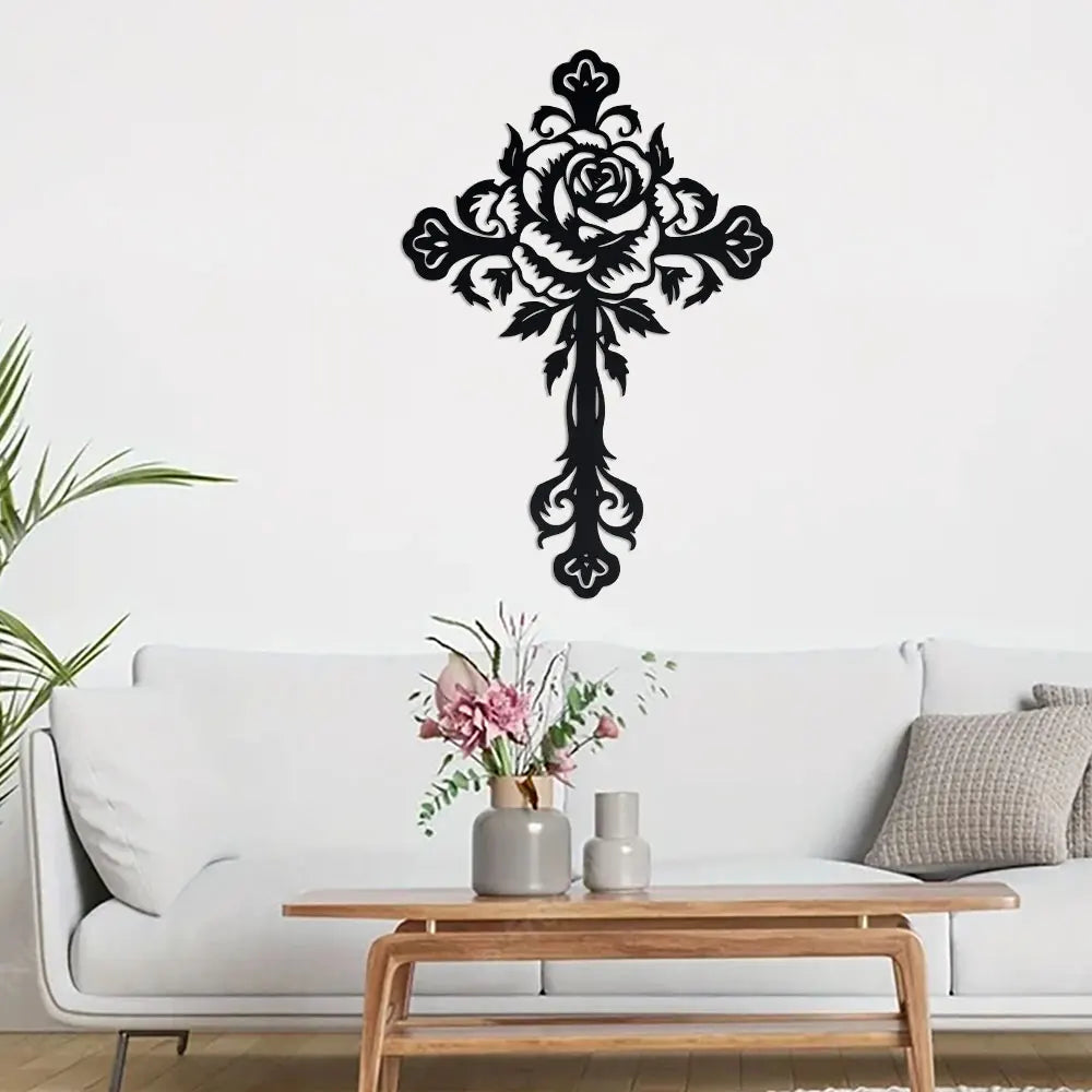Stunning Christian Wall Art Collection - Premium Metal Cross Wall Decor, Ideal Metal Cross Wall Crosses For Home Decor