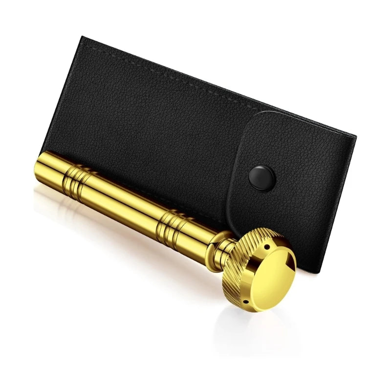 Pocket Holy Water Sprinkler With Leather Case, Religious Pocket Aspergillum Tool For Ceremonies Gift for Clergy DropShipping