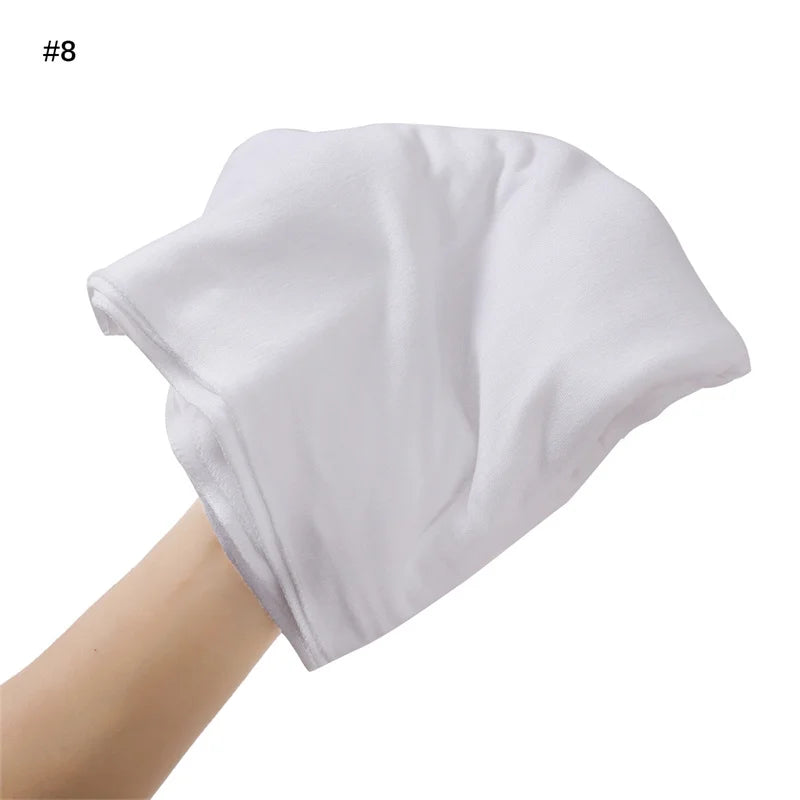 80*180cm Modal Rayon Cotton Muslim Jersey Hijab Women Solid Color Scarf Ramadan Long Shawl Plain Soft Turban Wraps Headband
