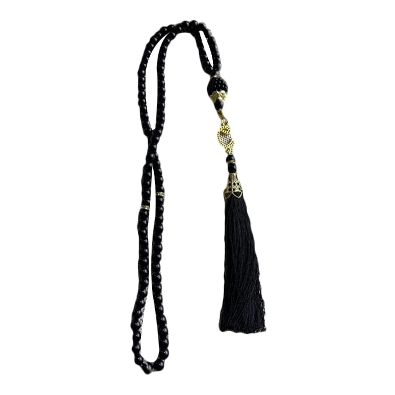 6MM Tasbih Muslim Prayer Beads Islamic 99 Beads Color Pearls Charm Bracelets Allah Mohammed Rosary Bracelets Dropship