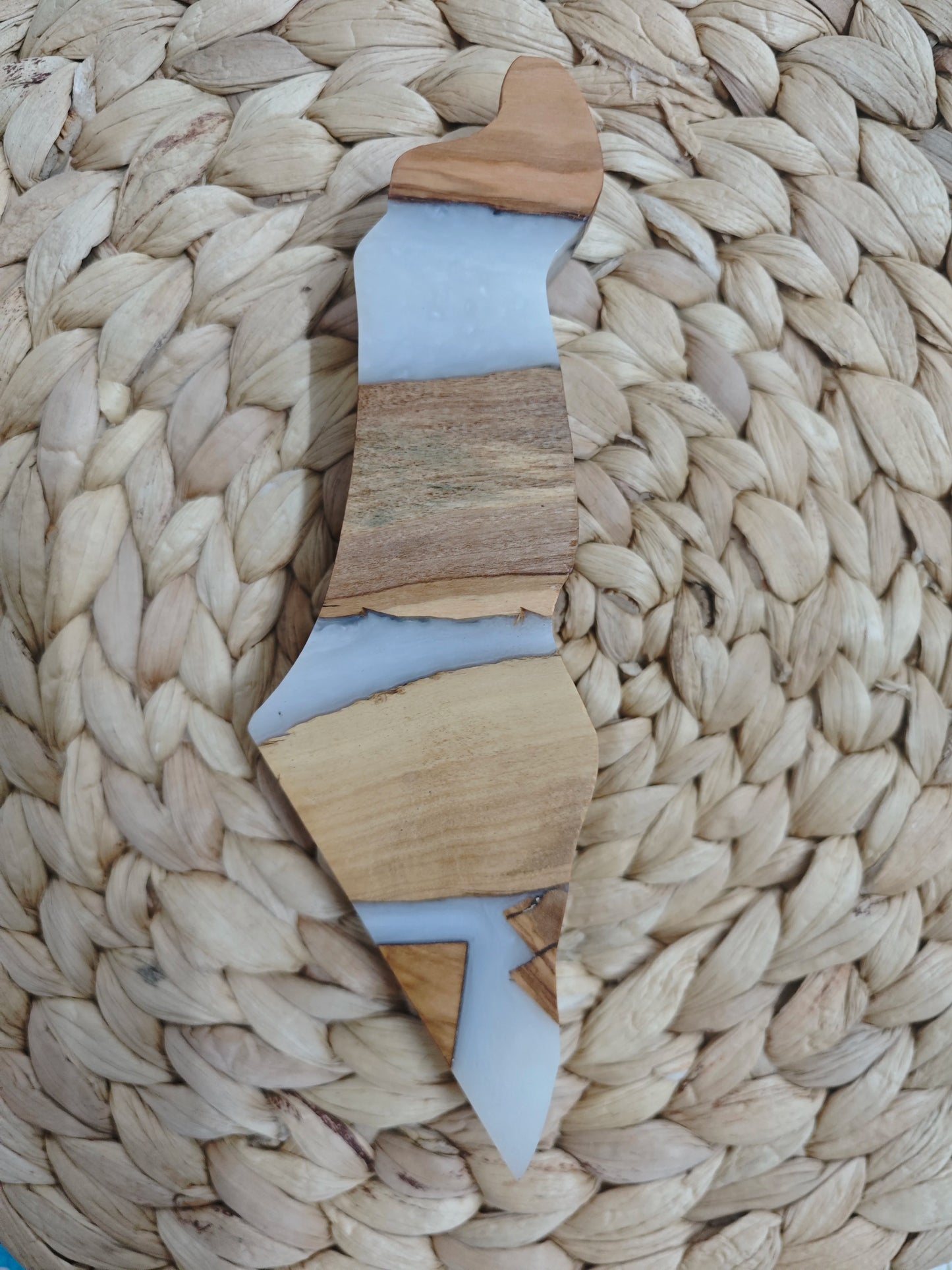 Mezuzah Case for Door, Handcrafted Resin and Olive Wood mezzuzah case,Wood Mezuzah Case for Mezuzah Scroll, Mezuzah Cases,