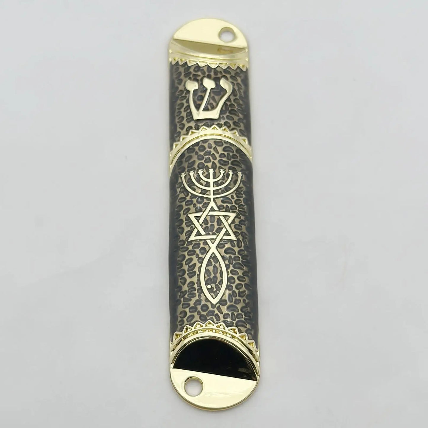 10.6cm Door Mezuzah Case Symbol of Prosperity Handcrafted Front Door Decoration for Welcoming and Protection Multipurpose