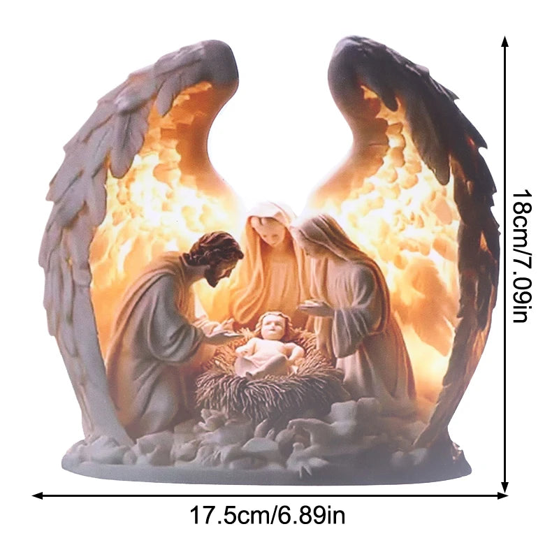Radiant Praying Angel Statue A Calming And Warm Desktop Decoration The Perfect Gift For Your Home Office Or Cafe Decor