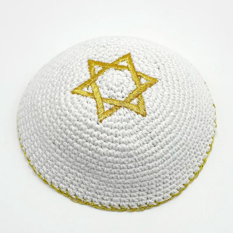 Jewish Kippot Kippah Hand Made Yarmulke Judaica Yamaka Kippa Yamakah Yarmulka Hat Men 16-18cm