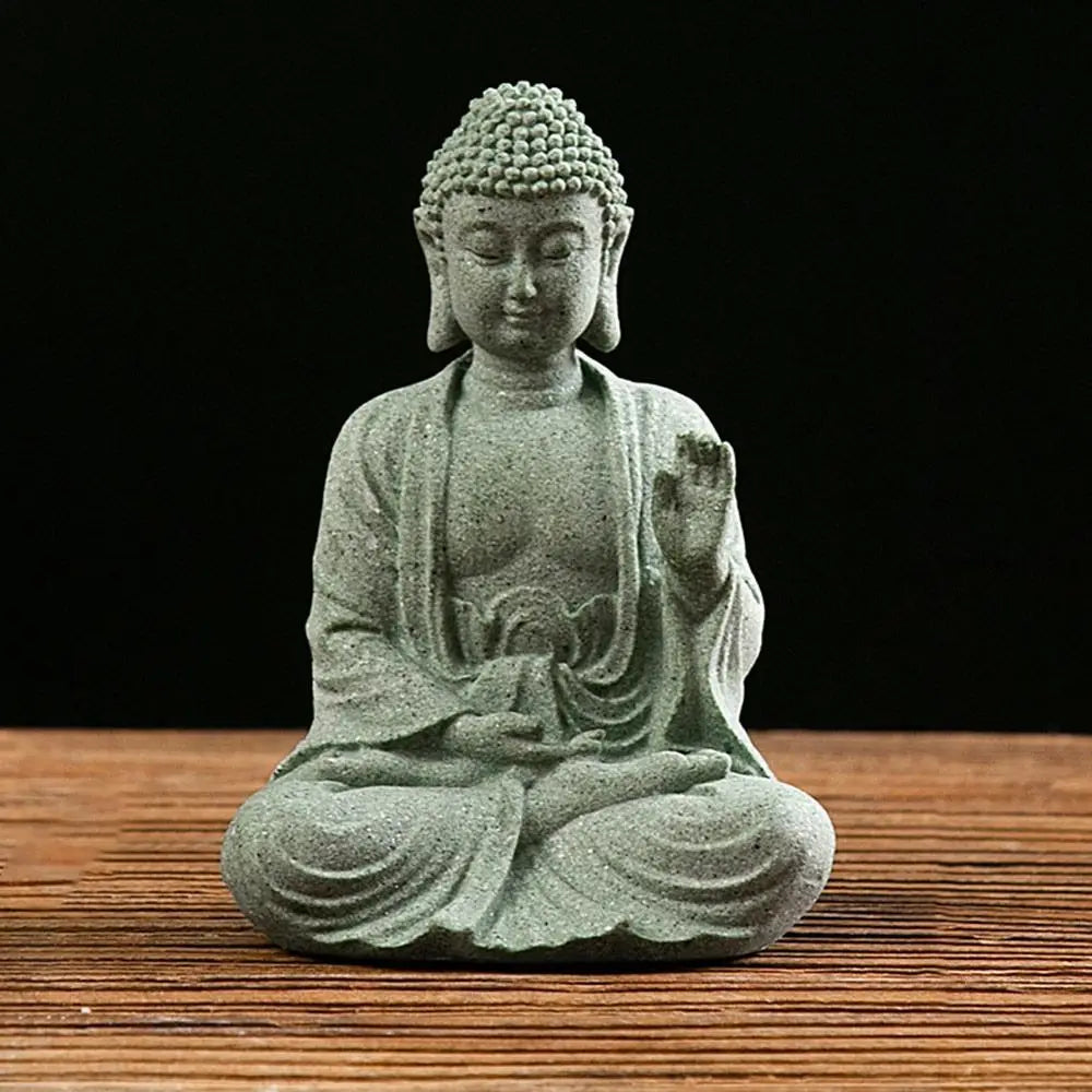 Office Table 9.84inch Buddha Statue Resin Large Meditation Buddha Buddha Figurine for Living Room