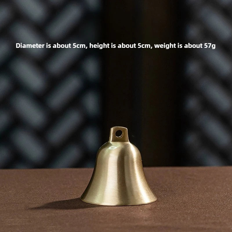 Large Chinese Style Copper Bell Buddhist Hall Wind Chime Decoration Retro Household Small Bell Buddhist Ornament Hanging