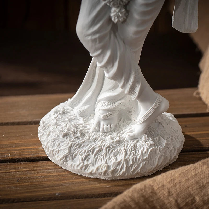 Indian God Krishna Buddha statue Sculptures and figurines Southeast Asian Home Room Office Wealth Luck Feng Shui Decor statue
