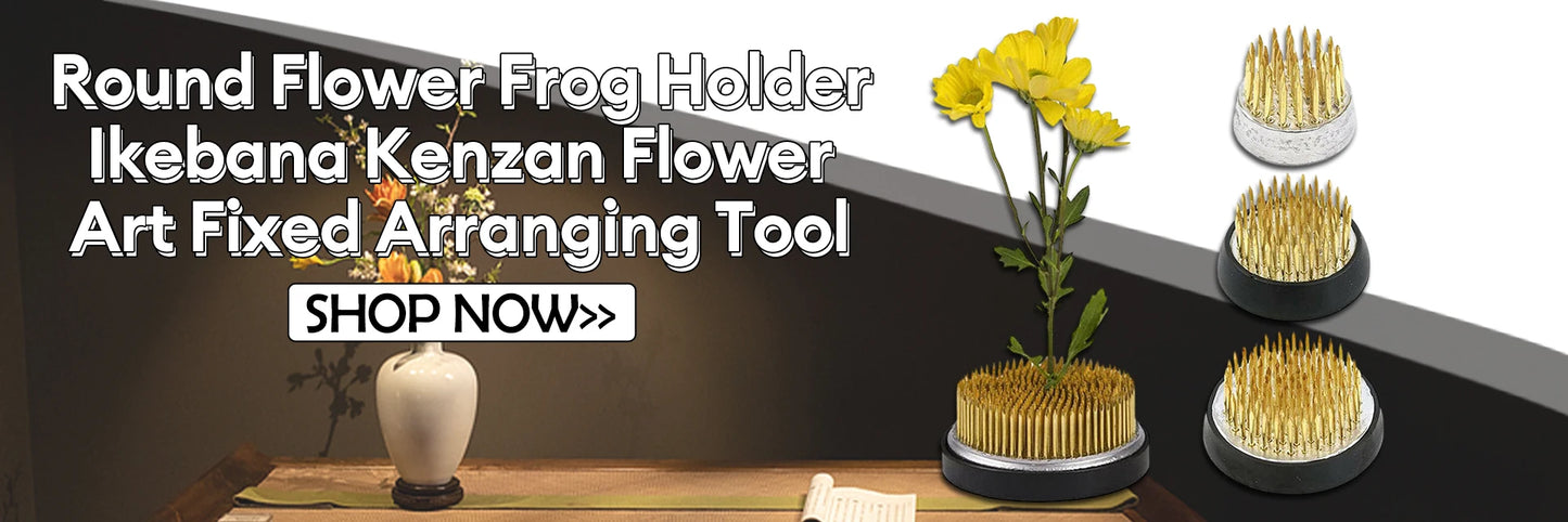 1pcs Round Flower Frog Holder Ikebana Kenzan Flower Art Fixed Arranging Tool Home Decor Living Room Floral Insert Arrangement