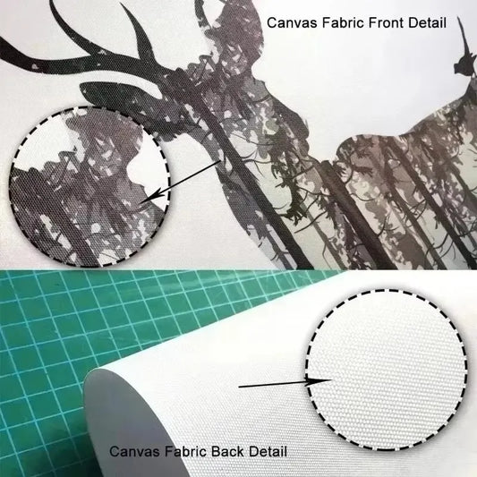 Allahu Akbar Islamic Calligraphy Frameless Canvas – Gold Beige Marble Abstract Unframed Painting for Home Decor