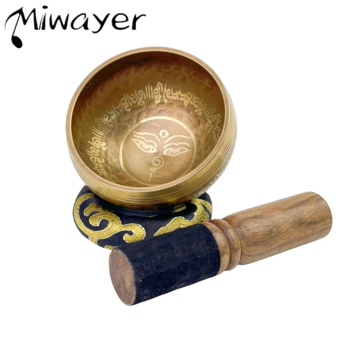 Tibetan Singing Bowl Set, Totem with Sound, Meditation Bowl, Unique Gift, Useful for Meditation, Yoga, Stress Relief