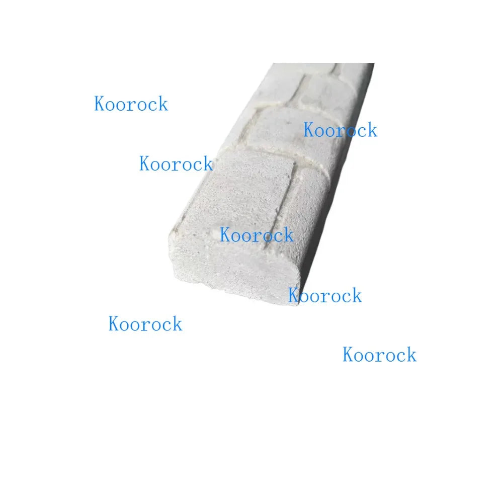 Jerusalem Western Wall Texture Off-White Stone Mezuzah Case,Judaica Cement Crafted Door Blessing Box,Authentic Worn Brick Design