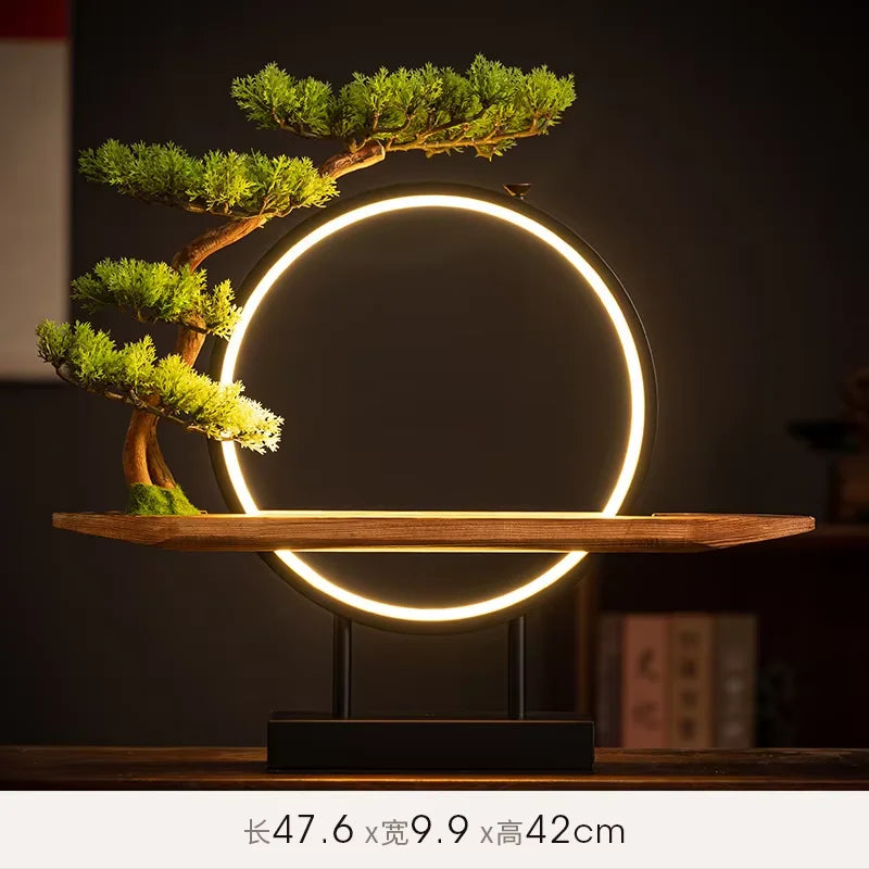 IN STOCK Sakyamuni Buddha Statue Home Large Tathagata Buddhist Statue Figure Buddha LEDRing Light Living Room Incense Porch Gift