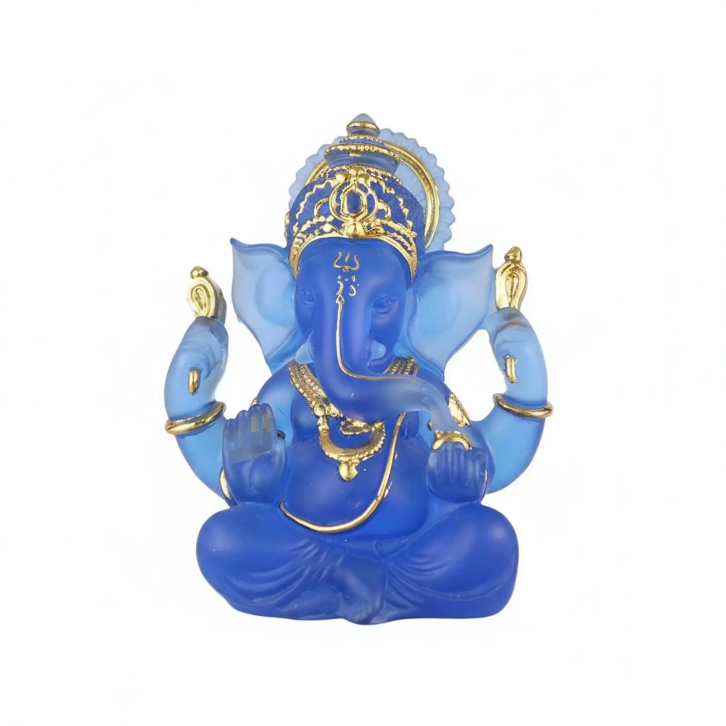 Elephant Deity Statue Statue Gift Boxed Indian Elephant God Idol Resin Elephant Deity Statue Statue Hand-Painted Elephant God