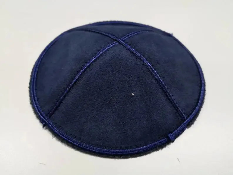JEWISH KIPPAH SUEDE LEATHER YARMULKE KIPPAH PERSONALISIZED ORDER UNDER ENQUIRY