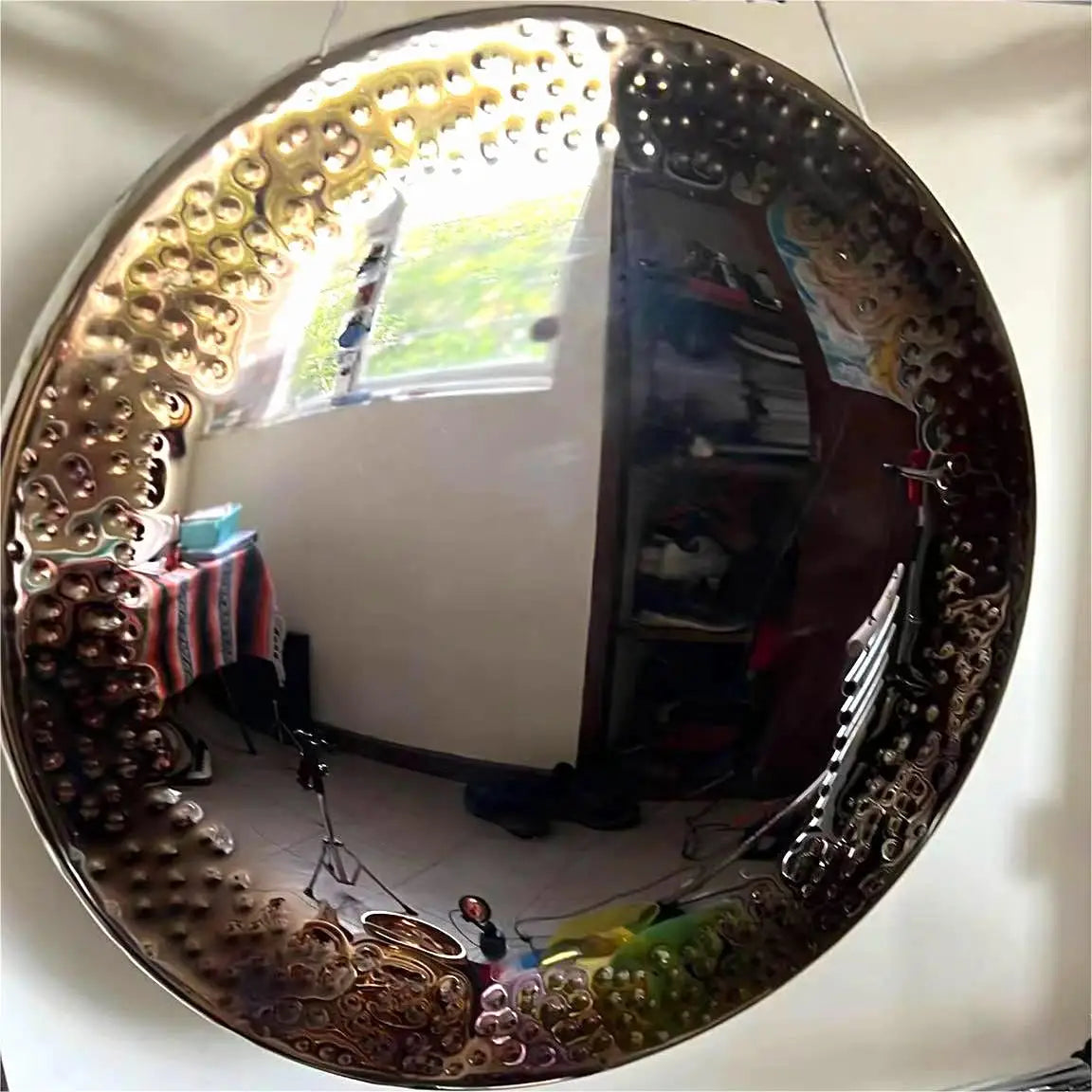 Professional Sound Healing Gongs for Yoga and Meditation, Percussion Instrument, Nickel Mirror, Bell with Mallet, 38 ", 95cm
