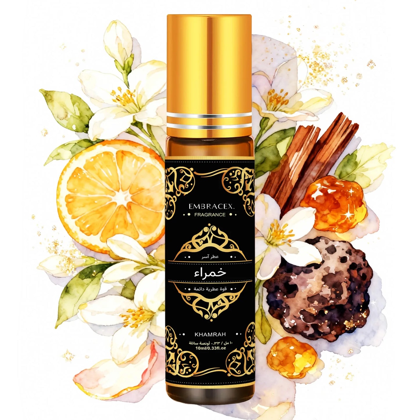 6 type 10ml Roller Essential Oils Eid al-Fitr Gift Perfume Oil Skincare Face Oil Bodycare Humidifier Six Long Lasting Scents