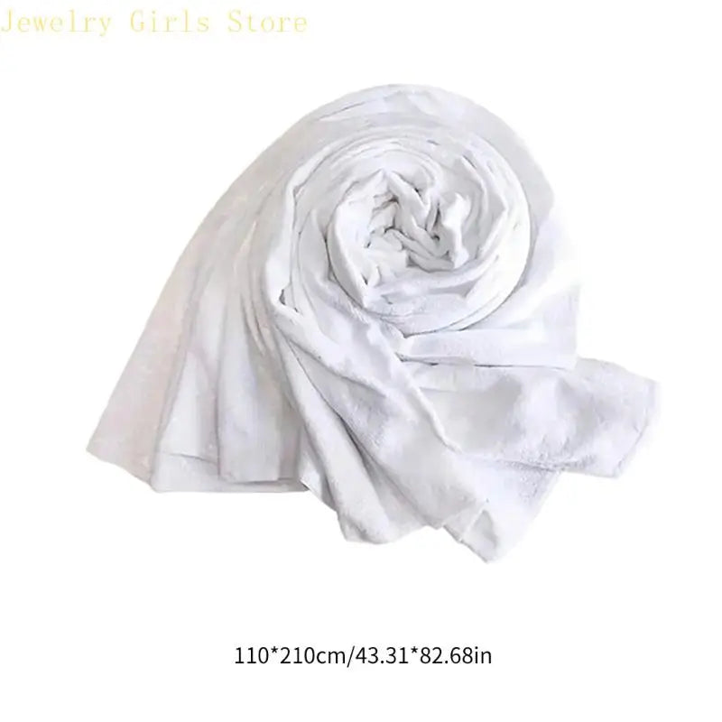 2Pieces Natural Cotton Ihram Towel for Men Hajj and Umrah Towel Set 110×210 (43×82.68 in) Ahram Ehram Islamic Clothing