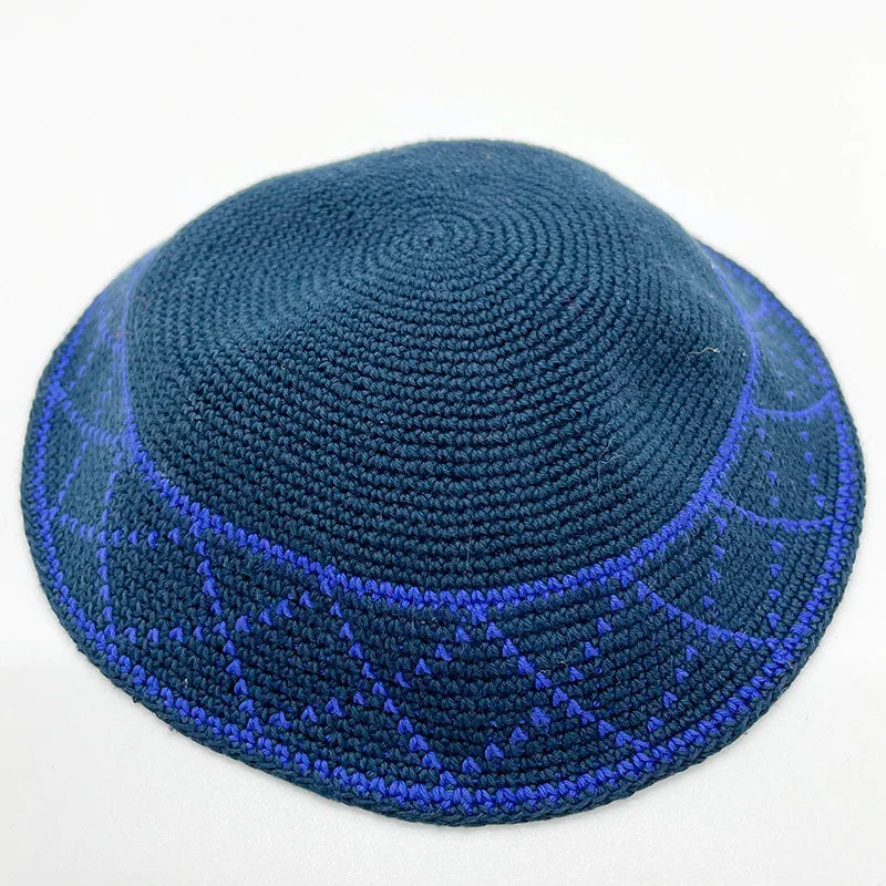 Jewish Kippa 17cm Knitted Kippah Yarmulke Skullcap