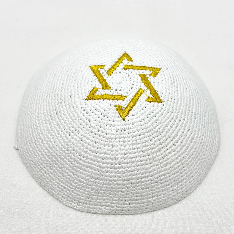 Jewish Kippa 17cm Knitted Kippah Yarmulke Skullcap