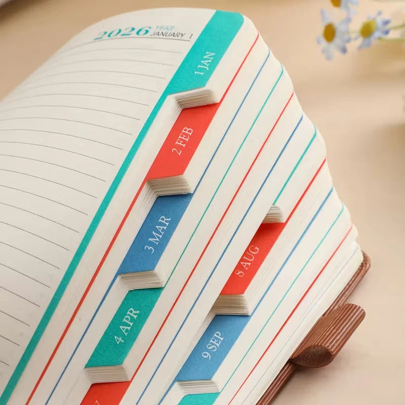 2026 Calendar Log: 365-Day Daily Planner for Self-Discipline, Time Management & Visual Organization | Office, School, Home Use
