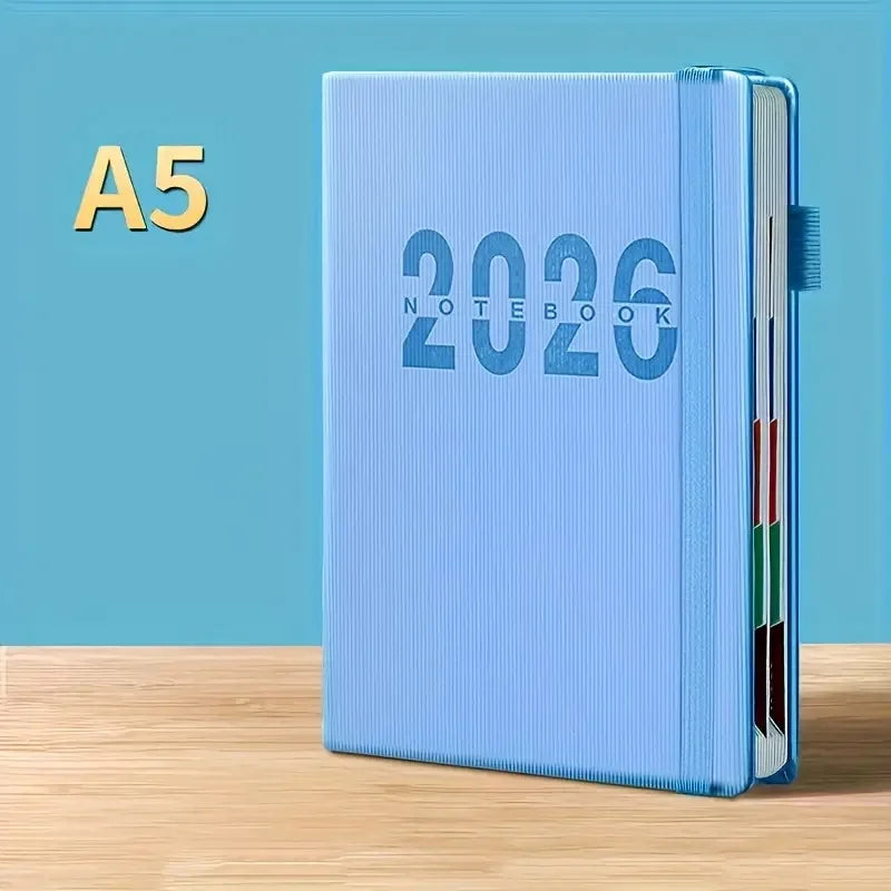 2026 Productivity Planner & Habit Tracker Set Daily Goal Setting Time Management Journal Task Tracking 400 Page Thick notebook