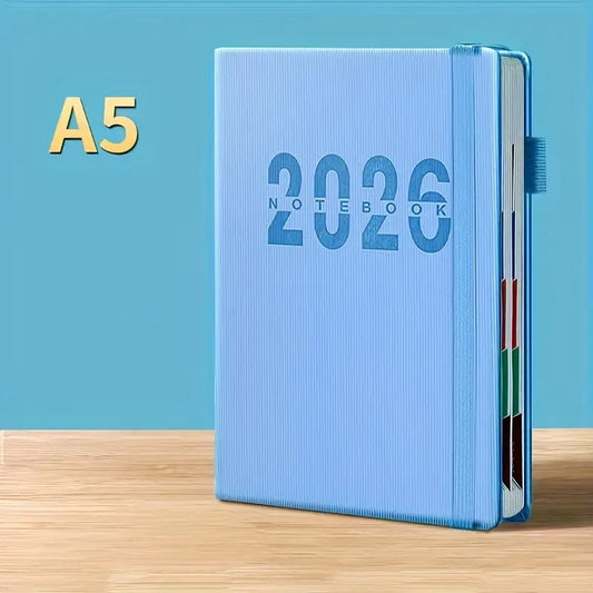 2026 Productivity Planner & Habit Tracker Set Daily Goal Setting Time Management Journal Task Tracking 400 Page Thick notebook