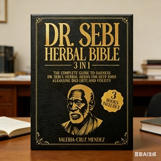 Dr. Sebi Herbal Bible 3-in-1: Detoxify and Cleanse Your Body with Dr. Sebi's Healing Herbs for Lasting Health and Vitality