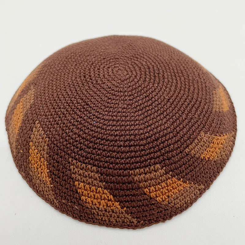 Jewish Kippa 17cm Knitted Kippah Yarmulke Skullcap