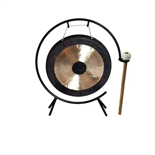 Arborea Mini Gong 6-12"Chau Gong Set Desktop Gong Hand Selected for Sound Healing or Office Small Gong