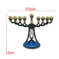 9 Branches Candle Holder Tabletop Candelabrum Candle Stands Hanukkah Menorah for Christmas Party Wedding Home Decor Gift