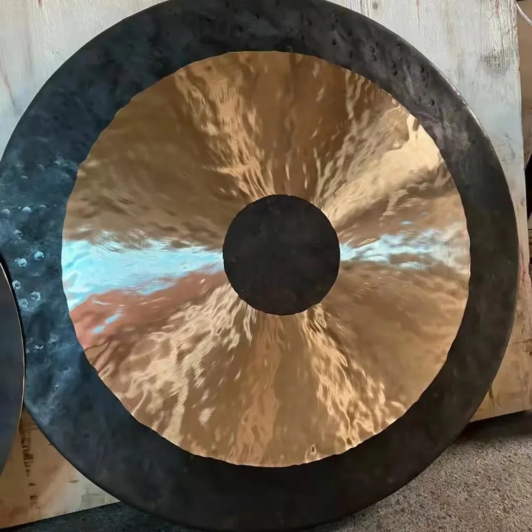Arborea Mini Gong 6-12"Chau Gong Set Desktop Gong Hand Selected for Sound Healing or Office Small Gong