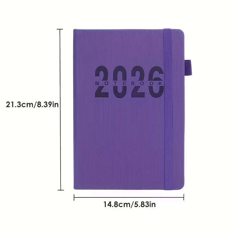 2026 Calendar Log: 365-Day Daily Planner for Self-Discipline, Time Management & Visual Organization | Office, School, Home Use