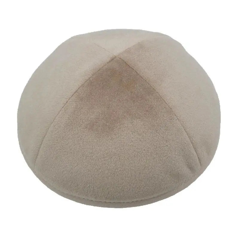 GIU 19cm Jewish Velvet Kippah Kippot Kipa Caps Skullies Beanies Yarmulke Kipot Dome For Wedding And Events