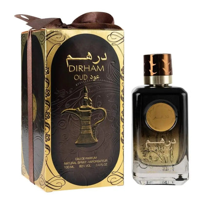 Dirham Oud 100ml Perfume Arabian Sandalwood Arab Long Lasting Fragrance Made in Dubai UAE Parfum