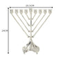 9 Branches Candle Holder Tabletop Candelabrum Candle Stands Hanukkah Menorah for Christmas Party Wedding Home Decor Gift