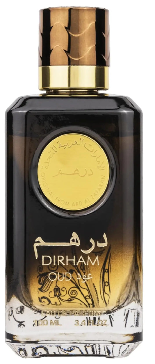 Dirham Oud 100ml Perfume Arabian Sandalwood Arab Long Lasting Fragrance Made in Dubai UAE Parfum