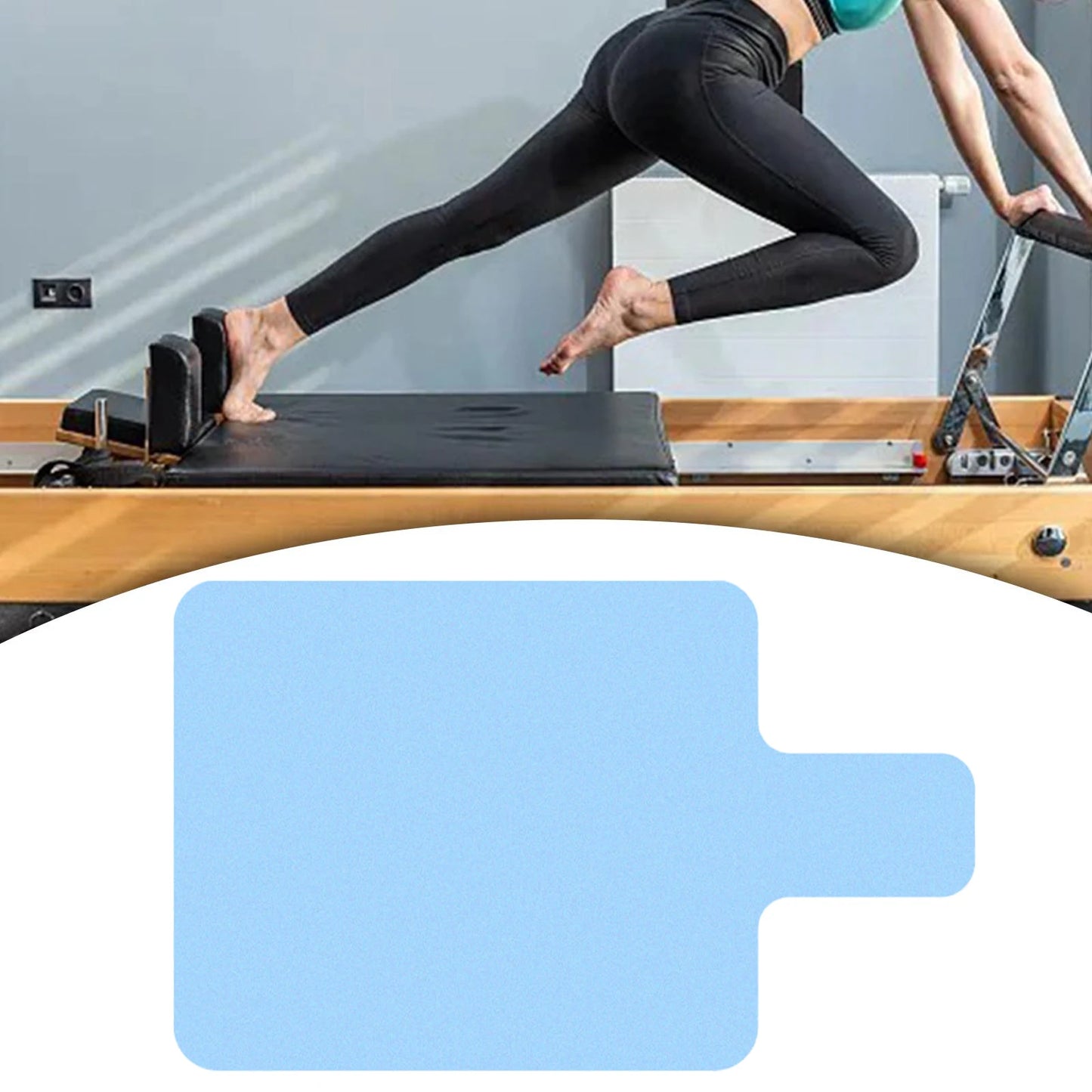 Pilates Reformer Mat Wear Resistant Portable Exercise Mat Pilates Reformer Pad Foldable Home Gym Yoga Meditation Mat Cover