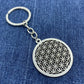 New Flower of Life Buddhist DIY Keychain Pendant Jewelry Seed of Life Sacred Geometry Jewelry Gift Ornament