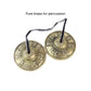 6.5cm Tibetan Bell Meditation Handcrafted Cymbal Bell Copper Crisp Sound Symbols Buddhist Temple with Bag