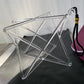 9inch clear Crystal singing Merkaba double pyramids for sound healing music therapy and chakra balancing