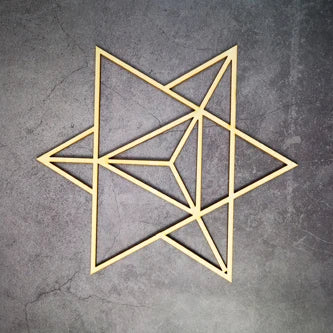Wooden Flower Of Life Christmas Ornaments, Sacred Geometry Ornaments Home Decoration, Wood Sign Wall Art Seed of Life  Coaster