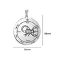 Key of Solomon Pendant for Necklace Stainless Steel Jewelry Amulet Mystical Moon Saturn Jupiter Sun Venus Mars Mercury Charms