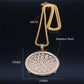 Jewish Bible Stainless Steel Hexagram Chain Necklace Women/Men 72 Names Of The God Moses Necklaces Mezuzah Jewelry collier N227