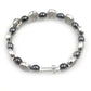 VILLWICE Catholic Rosary Bracelet St. Benedict Medal Cross Prayer Bracelets Hematite Beads Religion Jewelry Accessories