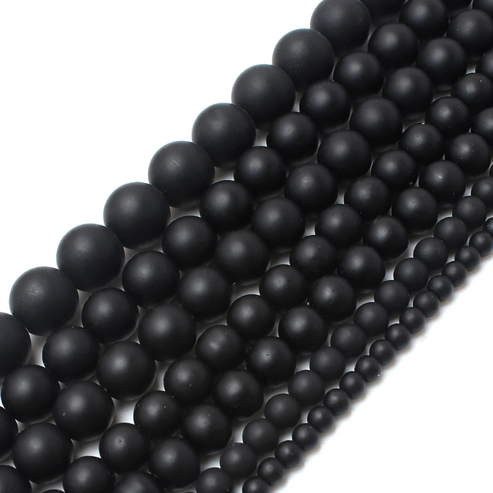 6/8/10mm Six Word Mantra Prayer Feng Shui Beads Round Shape Buddha Beads for DIY Bracelet Jewelry Making Accessories 15inches