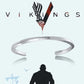 Vnox Retro Nordic Viking Cuff Bangle Bracelets for Men, Stainless Steel Mobius Norse Mythology Runes Amulet Jewelry Dad Gfit