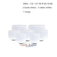 KVKA  6 -12 Inch  Frosted Quartz Crystal Singing Bowl 440hz or 432hz 7 Notes CDEFGAB Set of 7Pcs for Yoga Sound Bath Healing