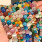 Natural Moon Stone Beads White Cat Eye Round Loose Beads 4/6/8/10/12mm Jewelry Making DIY Bracelet 15" Strand