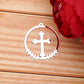 10pcs/Lot Acrylic Mirror Christian Cross Hanging Ornaments Christening & Baptism Wedding Party DIY Gifts Decor